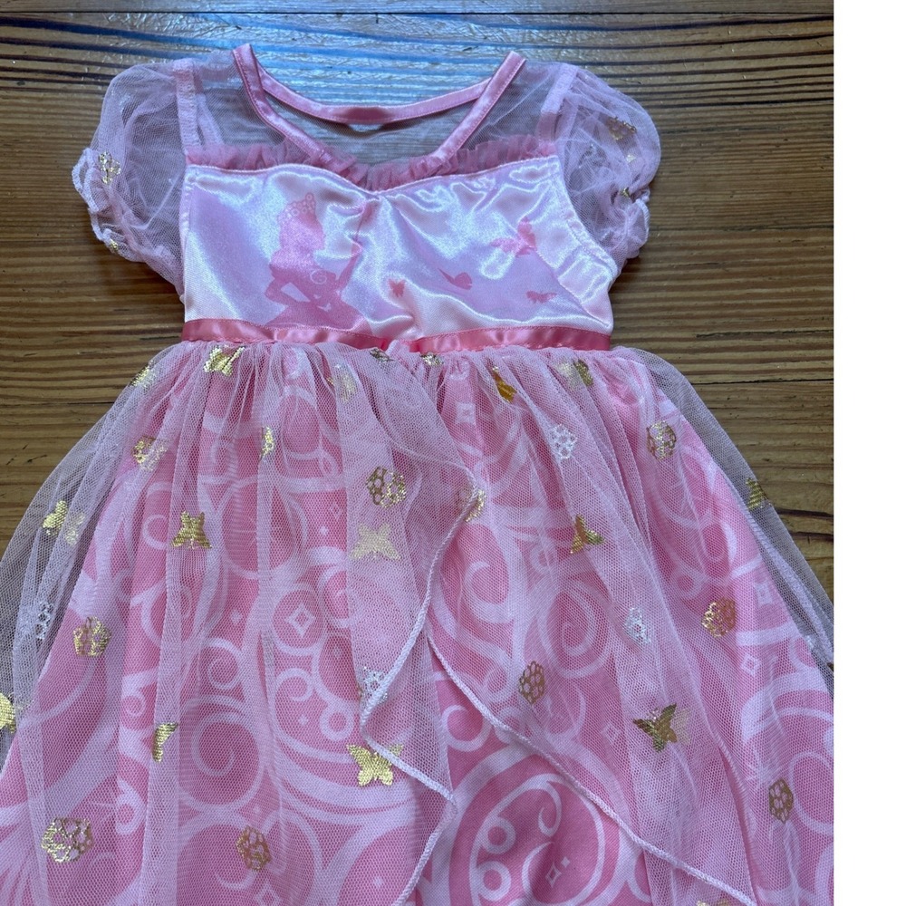 Wicked Glinda Good‎ Witch Costume Dress Toddler Pink Butterfly SIZE 2T - Picture 2 of 6